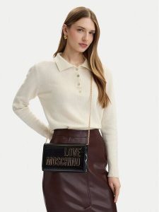 LOVE MOSCHINO Torebka JC4251PP0OKE100A Czarny. Czarne torebki klasyczne LOVE MOSCHINO, bez wzorów, ze skóry, bez dodatków. Za 584,99 zł.