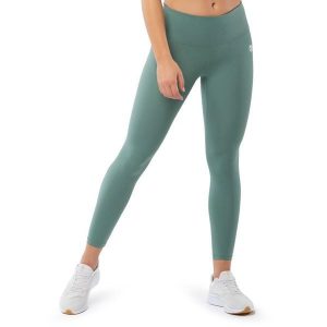 Legginsy sportowe fitness ze średnim stanem damskie Complex. Zielone legginsy SIROKO, bez wzorów, z elastanu. Za 106,00 zł.