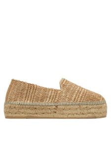 Manebi Espadryle H 1.5 D0 Beżowy. Brązowe espadryle Manebi, bez wzorów, z tworzywa sztucznego, bez obcasa. Za 379,99 zł.
