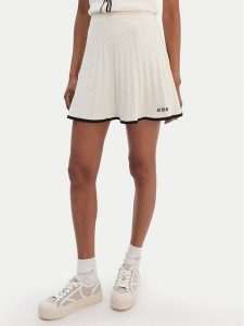 Guess Spódnica mini V6RD07 Z4652 Écru Regular Fit. Spódnice Guess, s, z aplikacjami, z syntetyku, mini. Za 299,99 zł.