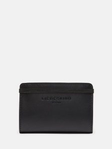 Liebeskind Berlin Skórzane etui w kolorze czarnym na karty - 10 x 7 x 1 cm rozmiar: onesize. Czarne portfele Liebeskind Berlin, bez wzorów, z materiału. Za 100,52 zł.