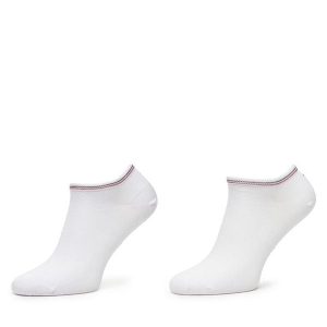 Skarpety krótkie Tommy Hilfiger. Białe skarpetki TOMMY HILFIGER, bez wzorów. Za 59,99 zł.