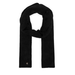 Szalik Calvin Klein. Czarne szaliki Calvin Klein, bez wzorów. Za 329,99 zł.