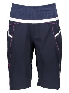 Crazy Szorty funkcyjne w kolorze granatowym rozmiar: L. Niebieskie spodenki sportowe Crazy, l, bez wzorów, z materiału, z podwyższonym stanem, outdoorowe. Za 109,78 zł.