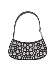 HUGO Torebka Terrah ST Hobo 50547902 Czarny. Czarne torebki klasyczne Hugo, bez wzorów, ze skóry, bez dodatków. Za 679,99 zł.