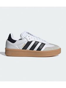 Adidas Skórzane sneakersy "Samba" w kolorze białym rozmiar: 37 1/3. Białe trampki ADIDAS, bez wzorów, bez zapięcia. Za 478,99 zł.