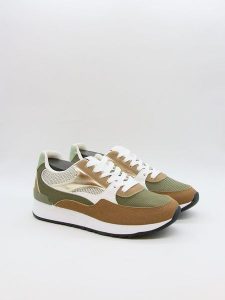 Bellucci Sneakersy w kolorze khaki rozmiar: 36. Brązowe trampki Bellucci, bez wzorów, bez zapięcia. Za 144,95 zł.
