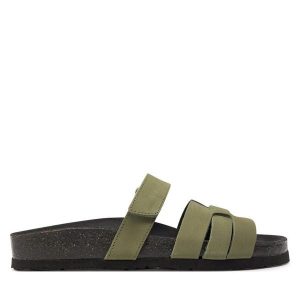 Klapki Dr. Brinkmann. Niebieskie klapki Dr. Brinkmann, bez wzorów, bez obcasa. Za 189,99 zł.