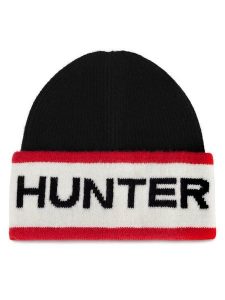 Hunter Czapka HTR-U3-001-AW24 Czarny. Czarne czapki Hunter, bez wzorów, z syntetyku. Za 69,99 zł.