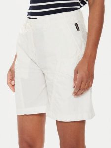 Napapijri Szorty materiałowe Narin NP0A4H8H Écru Loose Fit. Szorty Napapijri, bez wzorów, z bawełny. Za 349,99 zł.