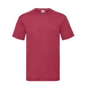 Koszulka Unisex Dla Dorosłych Valueweight. Czerwone bluzki FRUIT OF THE LOOM, l, bez wzorów, sportowe, bez kołnierzyka, bez ramiączek. Za 35,99 zł.