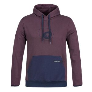 Bluza z kapturem Rafiki Zulu. Fioletowe bluzy RAFIKI, bez wzorów, z kapturem. Za 384,30 zł.