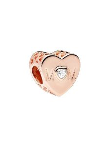 Pandora Pozłacany charms z cyrkoniami rozmiar: onesize. Różowe zawieszki Pandora, z cyrkonią, pozłacane. Za 186,95 zł.