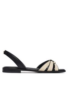 Aldo Sandały Adwiedan 14190499 Czarny. Czarne sandały ALDO, bez wzorów, ze skóry, bez obcasa, na płaskiej podeszwie, bez zapięcia. Za 269,99 zł.