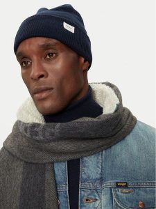 Pepe Jeans Czapka PL040360 Granatowy. Niebieskie czapki Pepe Jeans, bez wzorów, z jeansu. Za 139,99 zł.