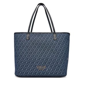 Torebka Liu Jo. Niebieskie shopper bag Liu Jo, bez wzorów, bez dodatków. Za 599,99 zł.