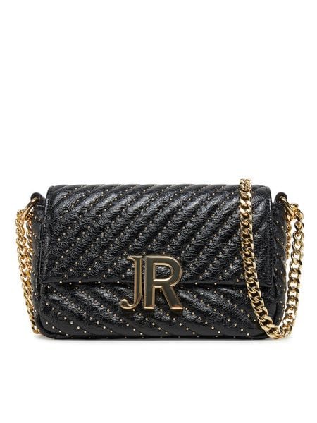 John Richmond Torebka RWP25488BO Czarny. Czarne torebki klasyczne JOHN RICHMOND, bez wzorów, ze skóry, bez dodatków. Za 349,99 zł.