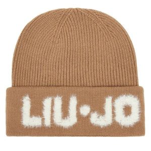 Czapka Liu Jo. Brązowe czapki Liu Jo, bez wzorów. Za 139,99 zł.