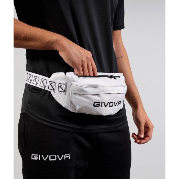 Nerka Givova White: Modna i Funkcjonalna. Białe nerki i saszetki Givova, bez wzorów. Za 86,30 zł.