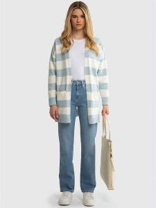 BIG STAR Kardigan w kolorze kremowo-błękitnym rozmiar: S/M. Brązowe kardigany Big Star. Za 139,99 zł.