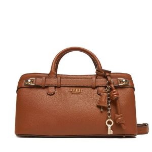Torebka Guess. Brązowe torebki klasyczne Guess, z aplikacjami, bez dodatków. Za 539,99 zł.