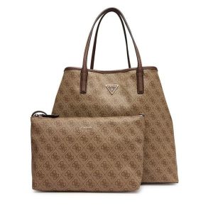 Torebka Guess. Brązowe torebki klasyczne Guess, z aplikacjami, bez dodatków. Za 579,99 zł.