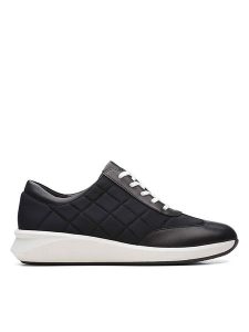 Clarks Skórzane sneakersy w kolorze czarnym rozmiar: 38. Czarne trampki Clarks, bez wzorów, bez zapięcia. Za 152,98 zł.
