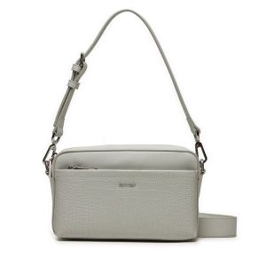 Torebka Calvin Klein. Szare torebki klasyczne Calvin Klein, bez wzorów, bez dodatków. Za 419,99 zł.