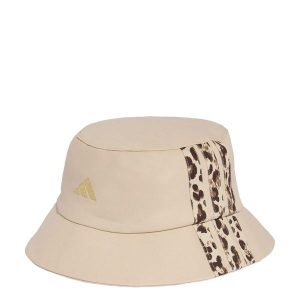Kapelusz typu bucket z grafiką Leo. Białe kapelusze ADIDAS, bez wzorów, z bawełny, eleganckie. Za 129,00 zł.