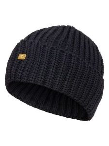 TicketWOMAN Czapka w kolorze granatowym rozmiar: onesize. Niebieskie czapki TicketWOMAN, z aplikacjami, prążkowane. Za 65,99 zł.