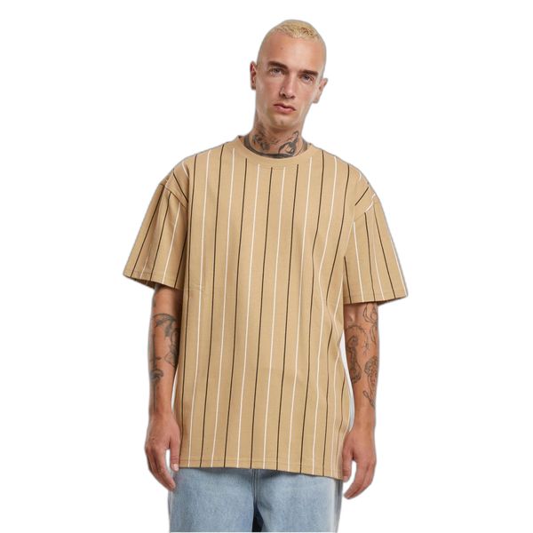 Koszulka damska Urban Classics Printed Pinstripe. Białe koszulki sportowe Urban Classics, bez wzorów, bez ramiączek. Za 149,00 zł.