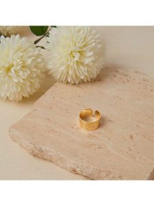 Heliophilia Pozłacany pierścionek rozmiar: onesize. Żółte pierścionki Heliophilia, metalowe. Za 117,45 zł.