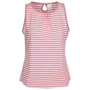 Vest Top Damski Paski Kelly. Fioletowe topy Trespass, xs, bez wzorów, bez kołnierzyka, bez ramiączek. Za 50,99 zł.