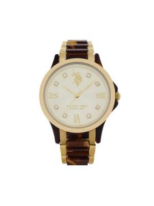 U.S. Polo Assn. Zegarek Selena USP8384BR Brązowy. Brązowe, analogowe zegarki U.S. Polo Assn. Za 489,99 zł.