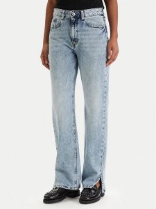 Karl Lagerfeld Jeans Jeansy B1W10070 Niebieski Straight Fit. Niebieskie jeansy Karl Lagerfeld Jeans, bez wzorów, z bawełny. Za 569,99 zł.