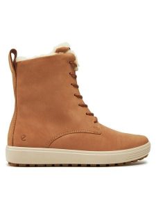 ECCO Trzewiki Soft 7 Tred W 45042301291 Brązowy. Brązowe botki ecco, bez wzorów, ze skóry, bez obcasa, na płaskiej podeszwie, bez zapięcia. Za 579,99 zł.