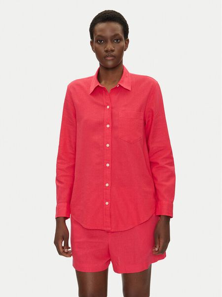 Gap Koszula 885287-14 Różowy Regular Fit. Czerwone koszule GAP, s, bez wzorów, z wiskozy, bez kołnierzyka, bez ramiączek. Za 219,99 zł.
