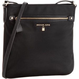 Torebka MICHAEL KORS - Nylon Kelsey 32F7GO2C3C Black. Czarne torebki klasyczne marki Michael Kors, z nylonu. Za 369,00 zł.