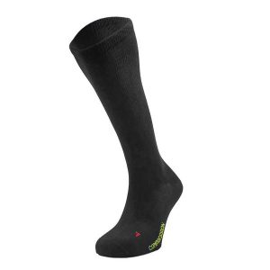 Skarpety narciarskie kompresyjne z wełny Merino Teko ecoSKI PRO Compression. Czarne skarpetki TEKO, bez wzorów, z wełny. Za 70,99 zł.