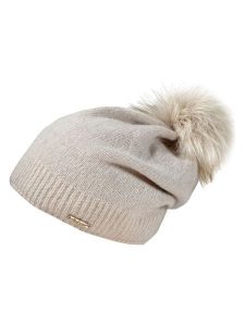 Capo Czapka dzianinowa w kolorze beżowym rozmiar: onesize. Brązowe czapki Capo, bez wzorów, z dzianiny. Za 114,95 zł.