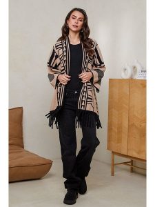 Soft Cashmere Kardigan w kolorze jasnobrązowym rozmiar: 34/36. Brązowe kardigany Soft Cashmere, bez wzorów, z kaszmiru, bez ramiączek. Za 173,99 zł.