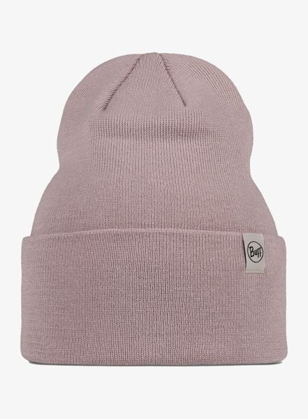 Czapka zimowa Buff Lilon - rosewood. Czerwone czapki Buff, bez wzorów, z dzianiny, wizytowe. Za 119,90 zł.