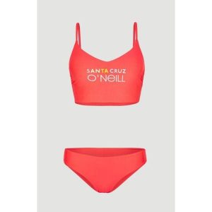Strój kąpielowy dwuczęściowy damski O'Neill Midles Maoi Bikini. Czerwone bikini O'Neill, bez wzorów. Za 67,99 zł.