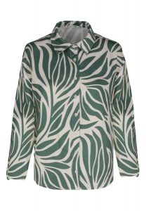 Koszula z wzorem K-LOST. Zielone koszule Volcano, m, bez wzorów, z materiału, bez kołnierzyka, bez ramiączek. Za 129,99 zł.