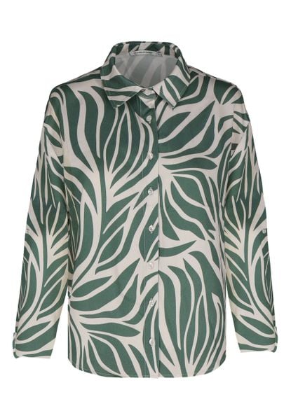 Koszula z wzorem K-LOST. Zielone koszule Volcano, m, bez wzorów, z materiału, bez kołnierzyka, bez ramiączek. Za 129,99 zł.