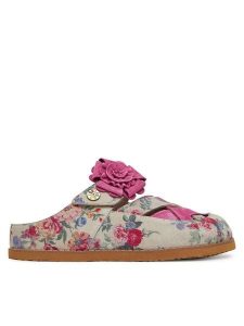 Laura Vita Kapcie Brownieo 06 Różowy. Czerwone kapcie LAURA VITA, bez wzorów, ze skóry. Za 289,99 zł.