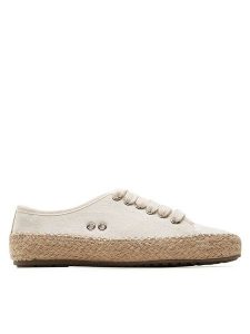 EMU Australia Espadryle W12883 Beżowy. Brązowe espadryle EMU Australia, bez wzorów, z kauczuku, bez obcasa. Za 339,99 zł.