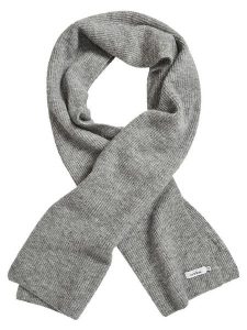 MOSS COPENHAGEN Szal "Hope" w kolorze szarym - 230 x 45 cm rozmiar: onesize. Szare szaliki Moss Copenhagen, bez wzorów, z wełny. Za 184,89 zł.