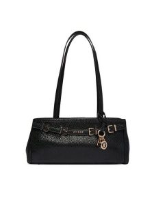 Guess Torebka Dovie HWKG99 09080 Czarny. Czarne torebki klasyczne Guess, z aplikacjami, ze skóry, bez dodatków. Za 659,99 zł.