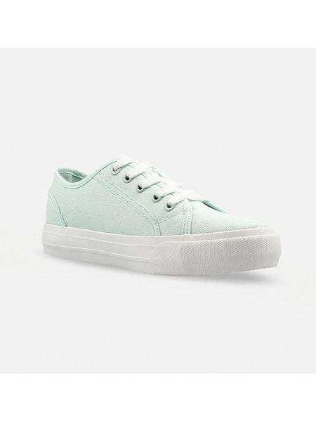 Lee Sneakersy "Ava" w kolorze zielonym rozmiar: 39. Zielone trampki Lee, bez wzorów, bez zapięcia. Za 127,35 zł.